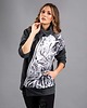 bluza bez kaptura damska Bluza rozpinana z kominem nadruk Jeleń 3