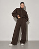 bluza bez kaptura damska Bluza Wow zipper choclate 1