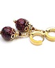 kolczyki z kamieniami Alloys Collection - Burgundy vol. 2 - kolczyki /02.11.25/ 1