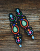 kolczyki soutache Długie etniczne kolczyki soutache 2
