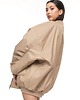 kurtki damskie Kurtka typu bomber oversize mocca 7