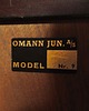 regały i półki Regał mahoniowy, duński design, lata 70, produkcja: Omann Jun 9