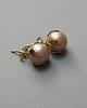 kolczyki z kamieniami Dots - Pearls beige /alloys collection/ - sztyfty 2