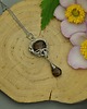 chokery Długi wisiorek kwarc dymny wire wrapping 1