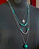 naszyjniki - inne Turkusowy naszyjnik 3w1: kupujesz 1 masz 3 modne naszyjniki BOHO unikat handmade 2