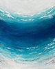 obrazy Granatowy obraz abstrakcyjny "Arctic" ręcznie malowany na płótnie 60x60 cm 1