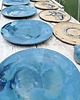 patery i talerze Talerze Sky płaski obiadowy ceramiczny niebieski 1