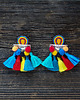 kolczyki soutache Meksykańskie  kolczyki soutache 1