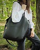 torby na ramię Lazy bag Pocket torba czarna ekoskóra oversize 2
