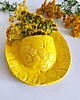 ozdoby wielkanocne Ceramiczna zawieszka ozdoba ścienna żółta 4