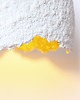 lampy wiszące Lampa wisząca biało-złota 002 Maluna 4