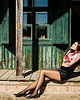 apaszki Vintage jedwabna chusta z egzotycznym wzorem 1