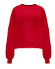 bluza bez kaptura damska Bluza Iconic Malinowa Czerwień 2
