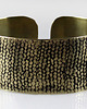 bransoletki wire wrapping Siatka - mosiężna bransoletka - ooak 1