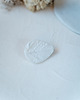 broszki Porcelanowa broszka LIŚĆ 1