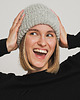 czapki damskie Czapka DARLA - Szara - Handmade - Merino, alpaka, jedwab 1