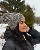 czapki damskie Kolorowa duża czapka beanie z wełną i alpaką 1