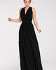sukienki maxi damskie Elegancka sukienka wieczorowa maxi kopertowa rozkloszowana bez rękawów - M1105 3