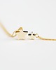 złote naszyjniki 16k Gold Plated Tiny Star Necklace 5
