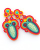 kolczyki soutache Jesienna tęcza 2