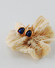 kolczyki srebrne Kolczyki srebrne mini KONWALIE z lapis lazuli 3