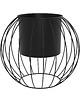 kwietniki Kwietnik metalowy loft design Ball Czarny śr. 35cm 1