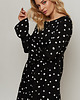 sukienki midi damskie Sukienka Dots Black&White 2