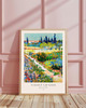 plakaty PLAKAT dekoracyjny , Van Gogh Ogród w Arles, wiosenna dekoracja ścienna 6