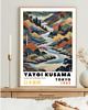 plakaty PLAKAT dekoracyjny Yayoi Kusama,  poster las 1