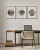 plakaty Zestaw 3 geometrycznych grafik na ścianę, skandynawski styl, nordic style. 6