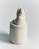 pojemniki na biżuterię Pojemnik z kotem, szkatułka, ceramiczny kot rzeźba kota 6