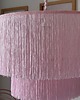 lampy do pokoju dziecka Lampa do pokoju dziewczynki frędzle ,,baby pink 4