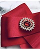 spinki i klamry do włosów Czerwona Biżuteryjna spinka do włosów  New 5