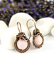 kolczyki wire wrapping Kolczyki z jadeitem 2