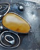 bransoletki wire wrapping Bransoletka z bursztynem. Miedziana bransoletka 4
