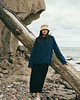 swetry damskie  BARIBAL Jeansowy Sweter Oversize a la bluza Wełniana 100% Merino 3
