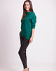 bluza bez kaptura damska Bluza kimono zielona r.38 1