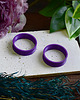 biżuteria różna Tunele do uszu 10-100mm / ciemny fiolet / plugi, tunele siodłowe 3