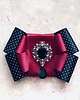 broszki Brosza w kropeczki w stylu glamour 2