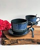 filiżanki Filiżanka ceramiczna  z łyżeczką  Zestaw dla dwojga 1