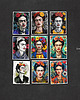 grafiki i ilustracje Portrety Fridy - zestaw 9 grafik w rozmiarze 13x18 cm 1