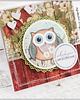 kartki scrapbooking  z sówką na urodziny 2