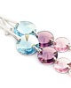 kolczyki swarovski Klipsy srebrne - Pastelowe zachody 1