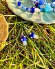 kolczyki szklane Kolczyki dla jesieniary #blue 1