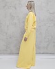 komplety damskie Sarai wygodny komplet bluza i szerokie spodnie z zakładkami Butter yellow 2