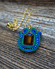 wisiory Peacock eye- wisiorek soutache 3