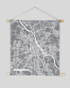plakaty Plakat Mapa miasta na tkaninie 30x40 - NOWOŚĆ 1
