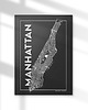 plakaty Plakat NYC - Manhattan 1