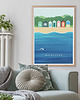 plakaty Plaża w Melbourne - plakat fine art 1