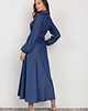sukienki maxi damskie Sukienka maxi na guziki - SUK204 jeans 2